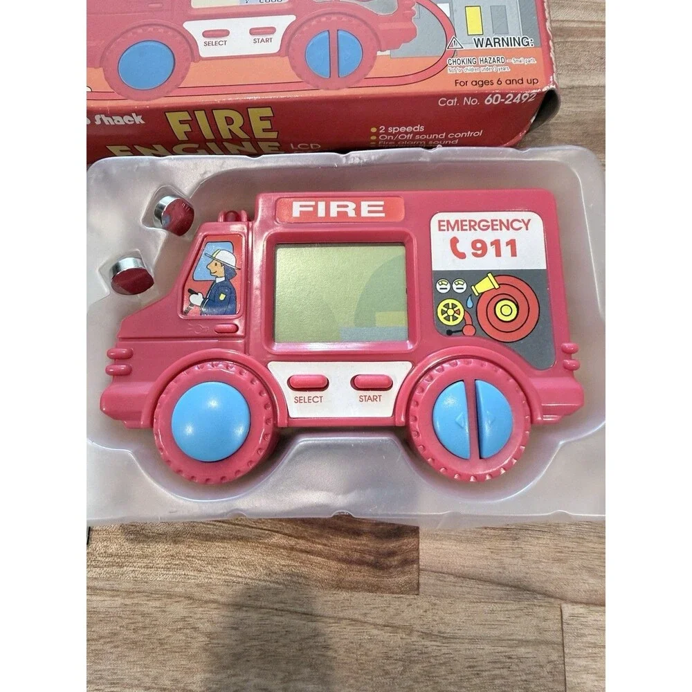 Radio Shack Vintage Fire Engine Game Original Package